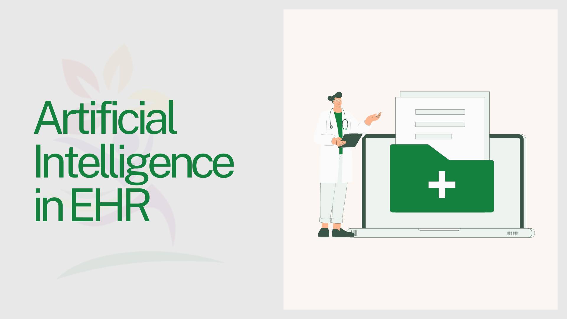 Integration of AI in EHR